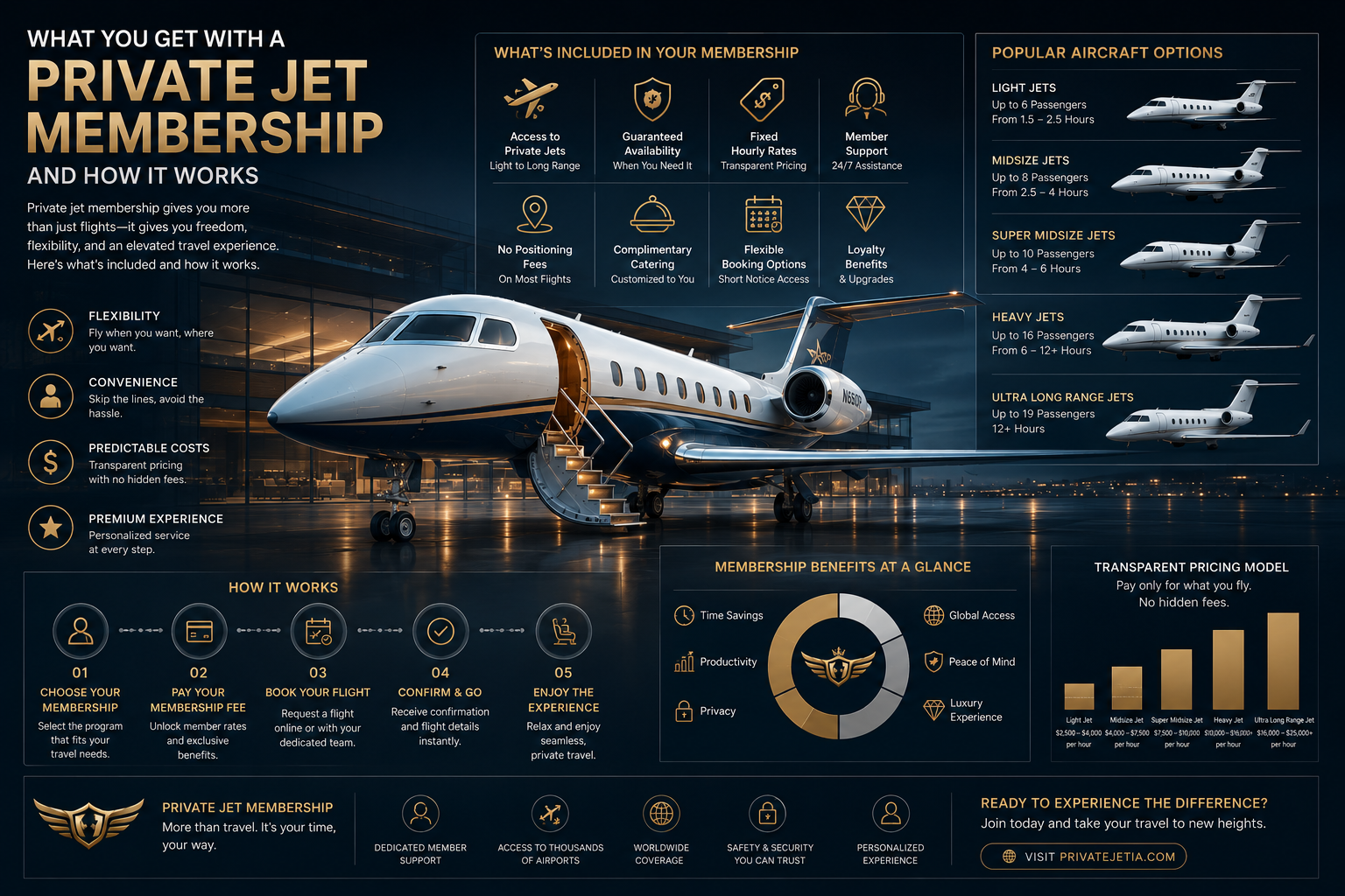 What You Get With a Private Jet Membership and How It Works